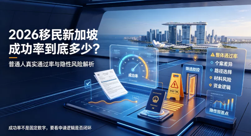 2026移民新加坡成功率到底多少?普通人真实通过率与隐性风险解析 2026移民新加坡成功率到底多少?普通人真实通过率与隐性风险解析