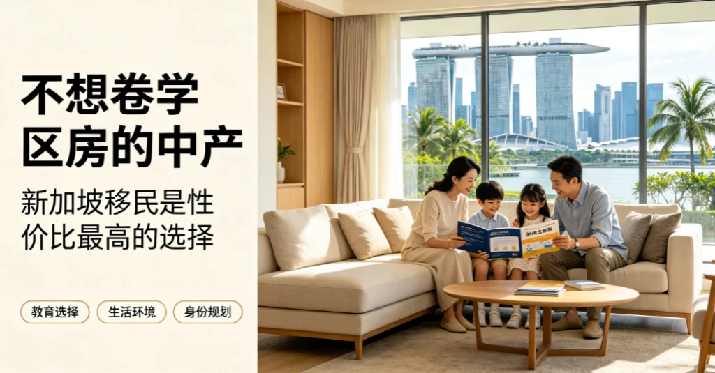 不想卷学区房的中产,新加坡移民是性价比最高的选择 不想卷学区房的中产,新加坡移民是性价比最高的选择