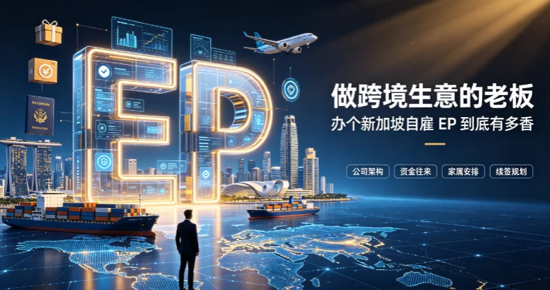 做跨境生意的老板,办个新加坡自雇 EP 到底有多香 做跨境生意的老板,办个新加坡自雇 EP 到底有多香