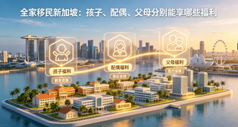 全家移民新加坡:孩子、配偶、父母分别能享哪些福利 全家移民新加坡:孩子、配偶、父母分别能享哪些福利