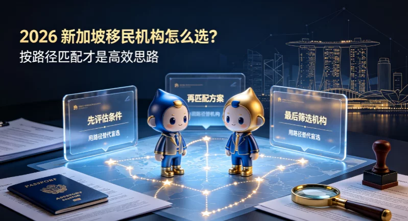 2026 新加坡移民机构怎么选?按路径匹配才是高效思路 2026 新加坡移民机构怎么选?按路径匹配才是高效思路