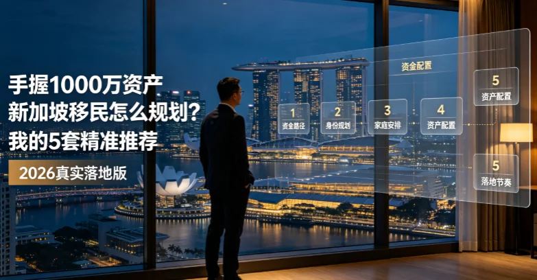 手握1000万资产,新加坡移民怎么规划?我的5套精准推荐(2026真实落地版) 手握1000万资产,新加坡移民怎么规划?我的5套精准推荐(2026真实落地版)