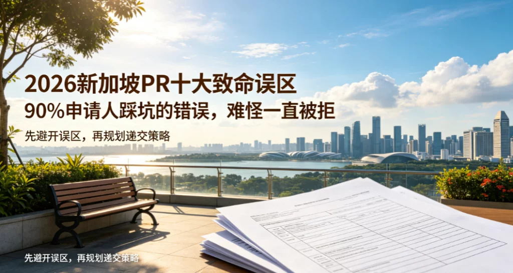 2026新加坡PR十大致命误区|90%申请人踩坑的错误,难怪一直被拒 2026新加坡PR十大致命误区|90%申请人踩坑的错误,难怪一直被拒