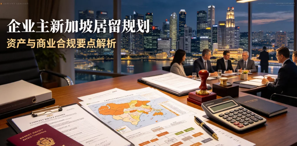 企业主新加坡居留规划,资产与商业合规要点解析 企业主新加坡居留规划,资产与商业合规要点解析