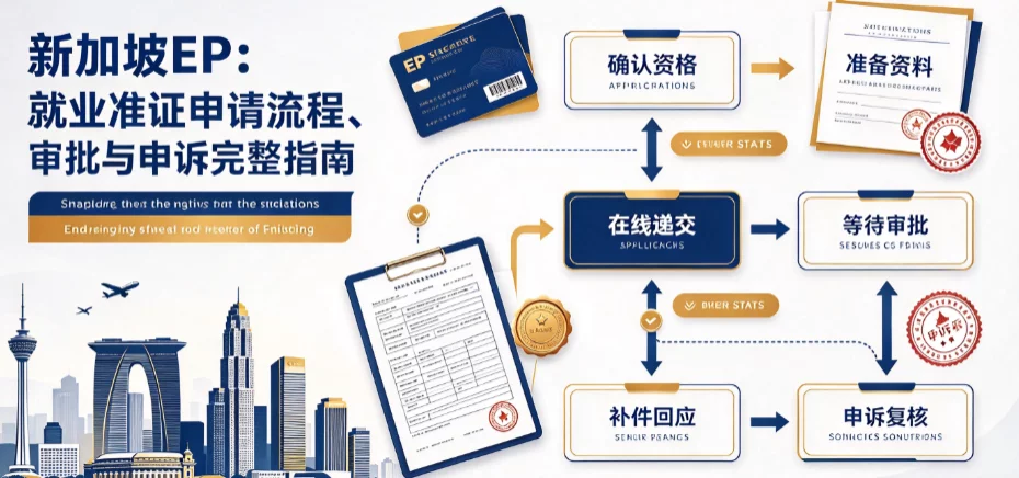 新加坡EP:就业准证申请流程、审批与申诉完整指南 新加坡EP:就业准证申请流程、审批与申诉完整指南