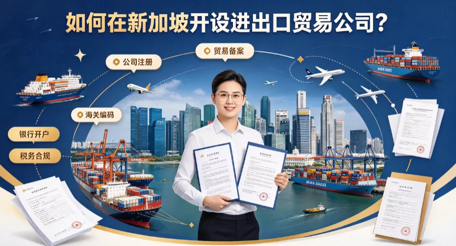 如何在新加坡开设进出口贸易公司? 如何在新加坡开设进出口贸易公司?