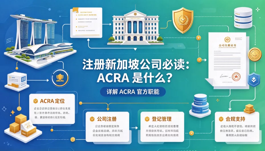 注册新加坡公司必读：ACRA 是什么？详解 ACRA 官方职能