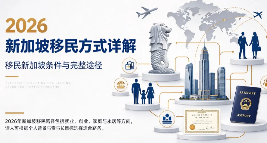 2026 新加坡移民方式详解:移民新加坡条件与完整途径 2026 新加坡移民方式详解:移民新加坡条件与完整途径
