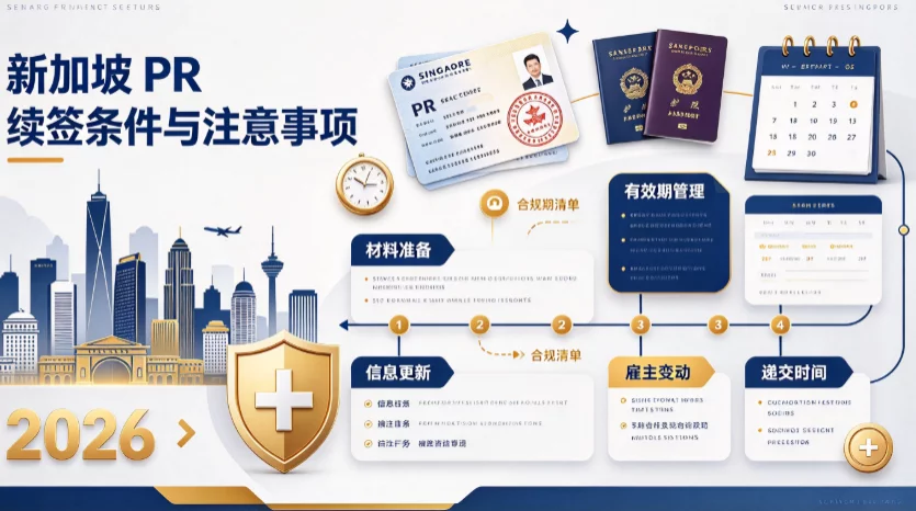 新加坡 PR 续签条件与注意事项|2026 新加坡 PR 续签条件与注意事项|2026