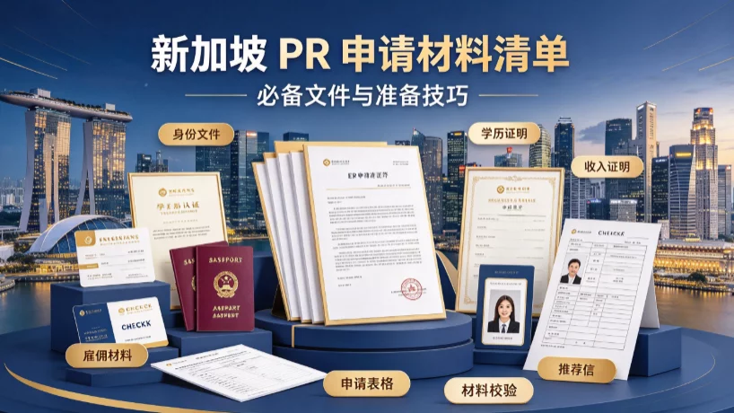 新加坡 PR 申请材料清单|必备文件与准备技巧 新加坡 PR 申请材料清单|必备文件与准备技巧