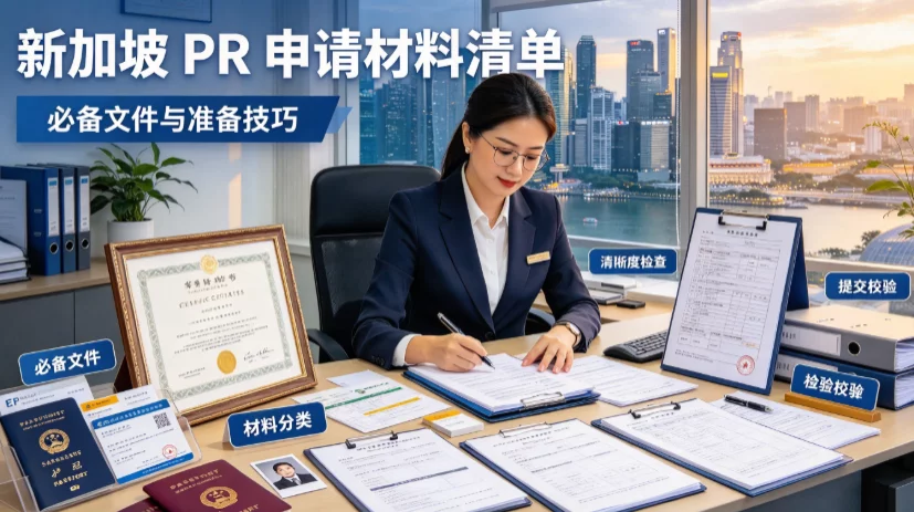 新加坡 PR 申请材料清单|必备文件与准备技巧 新加坡 PR 申请材料清单|必备文件与准备技巧