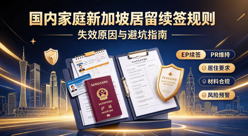 国内家庭新加坡居留续签规则、失效原因与避坑指南 国内家庭新加坡居留续签规则、失效原因与避坑指南